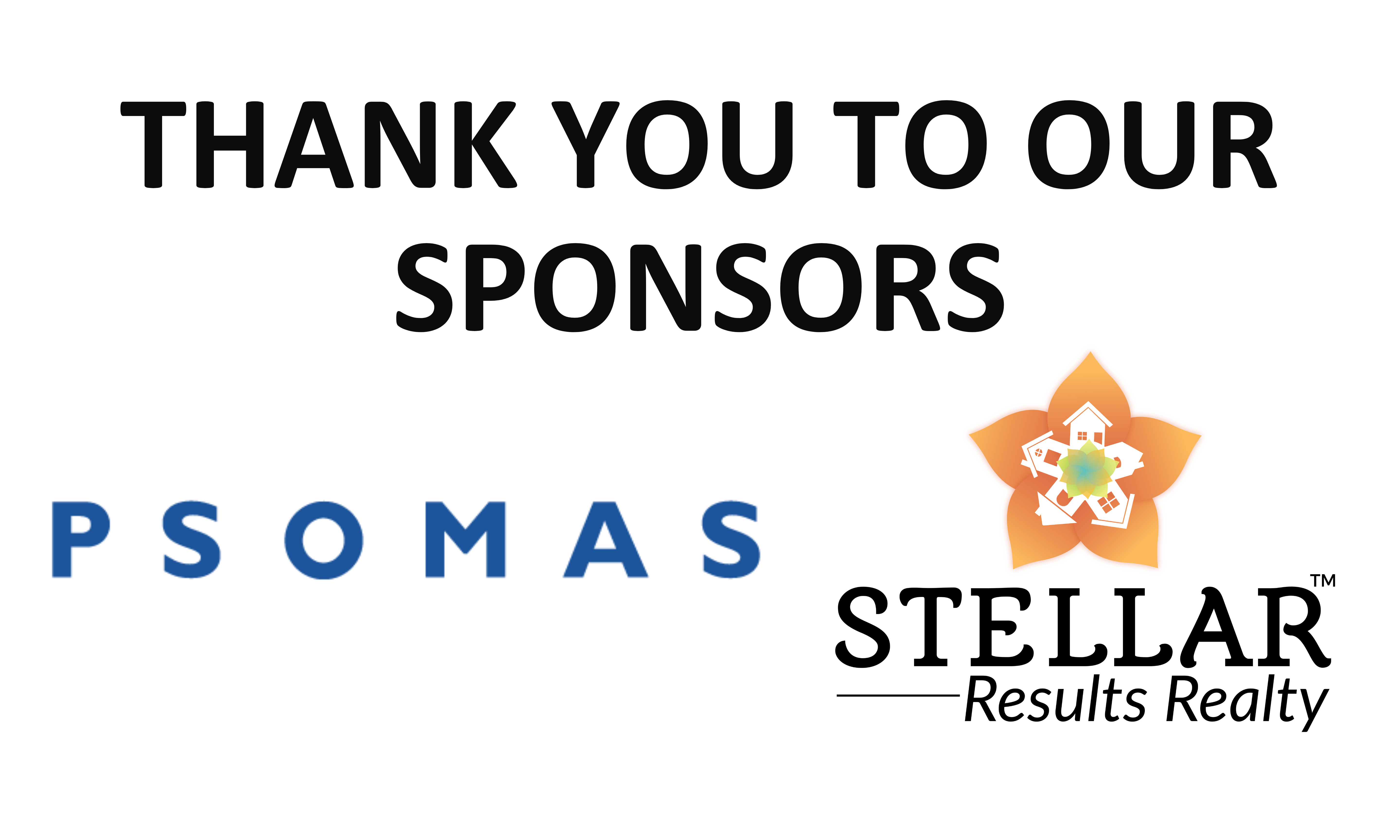 Copy of THANK YOU TO OUR SPONSORS