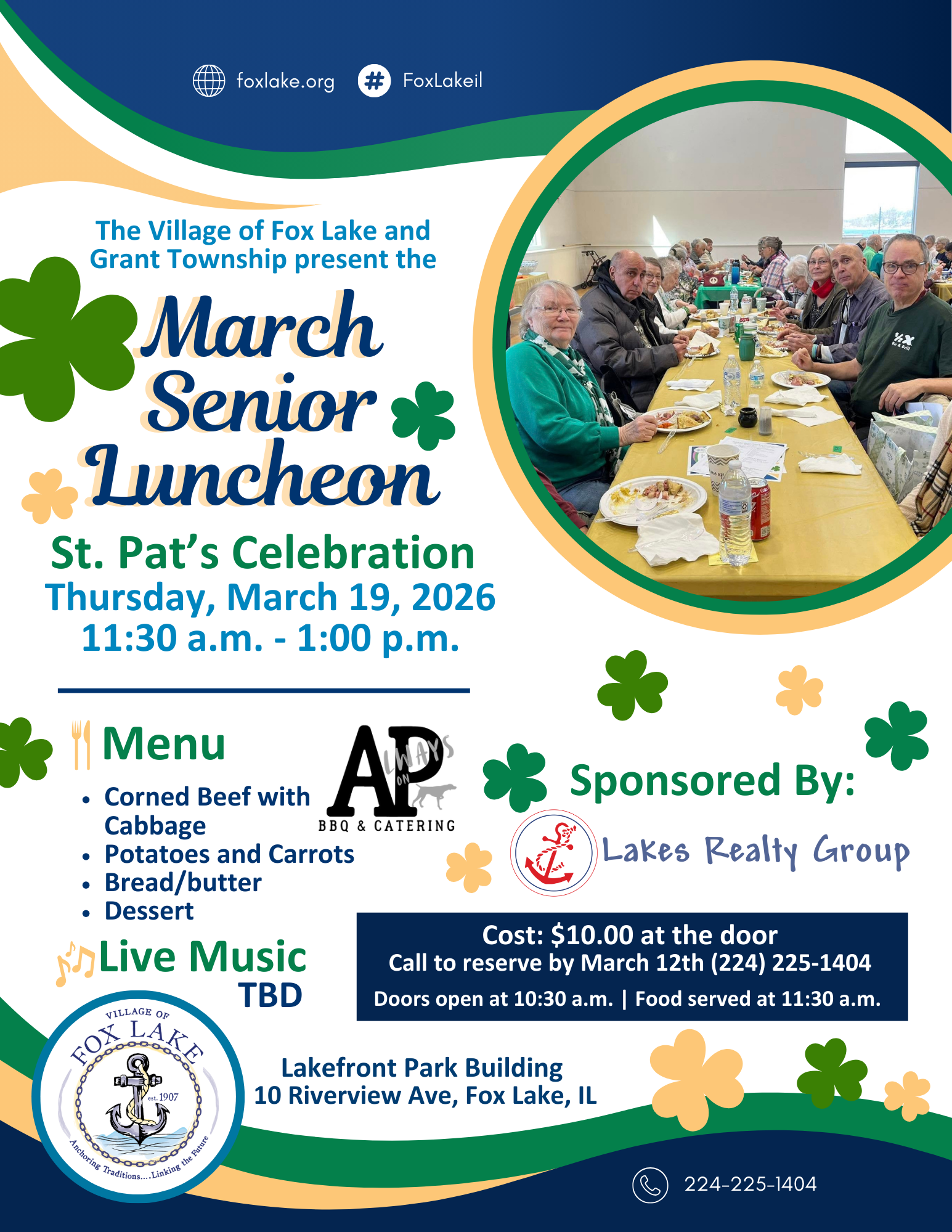 March 2026 Senior Luncheon