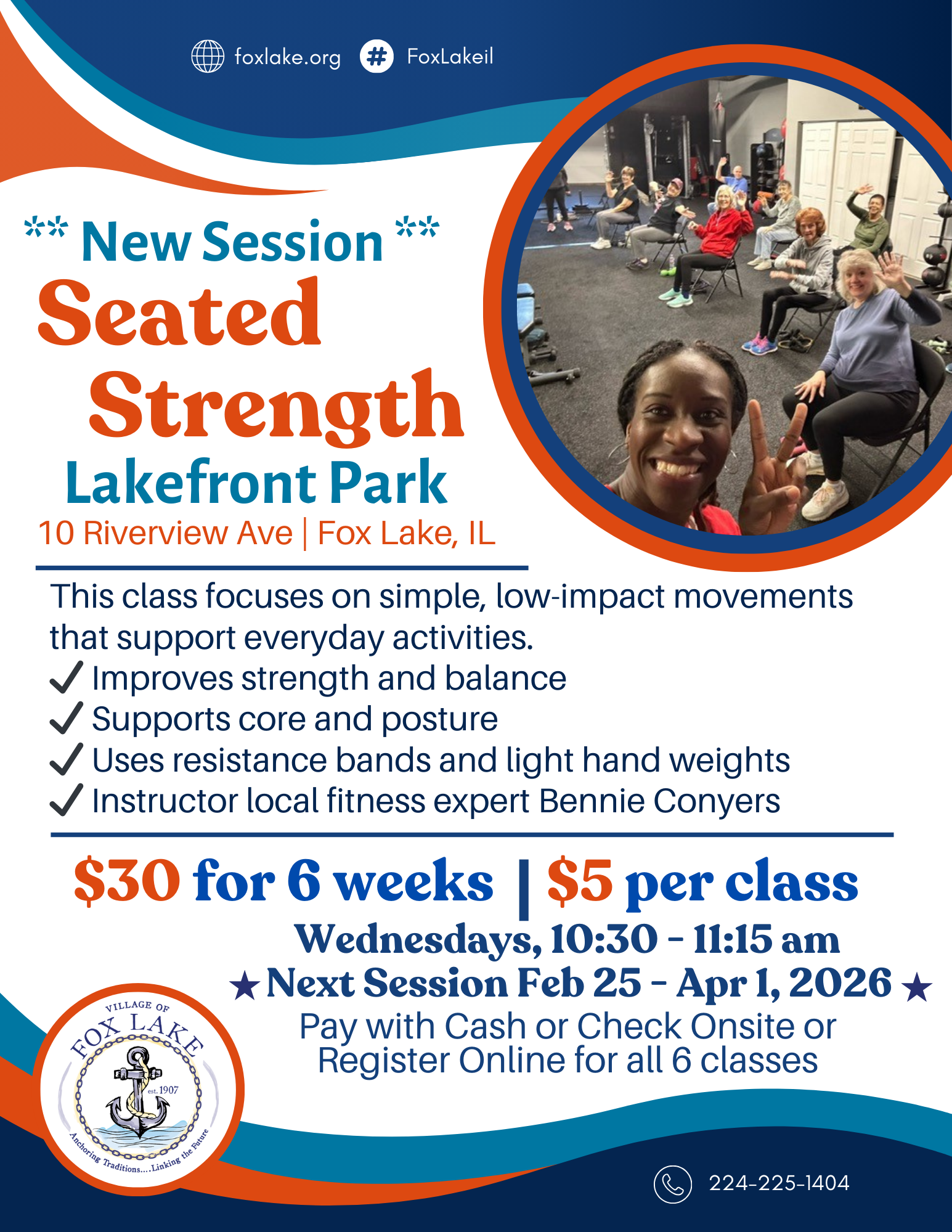 Seated Strength Session Two Flyer